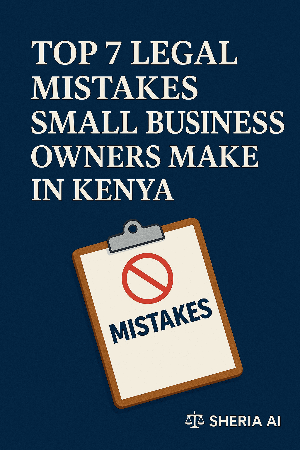 Top 7 Legal Mistakes Small Business Owners Make in Kenya